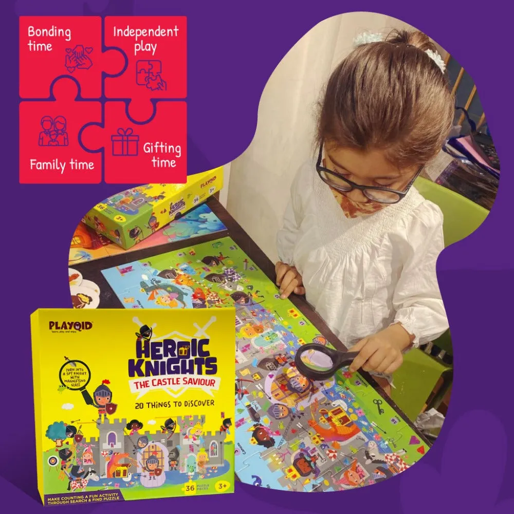 17 in 1 Festivals of India   Heroic Knights The Castle Saviour Puzzles For Kids