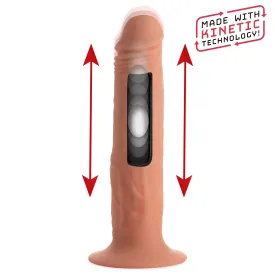 7X Remote control Thumping Dildo - Medium