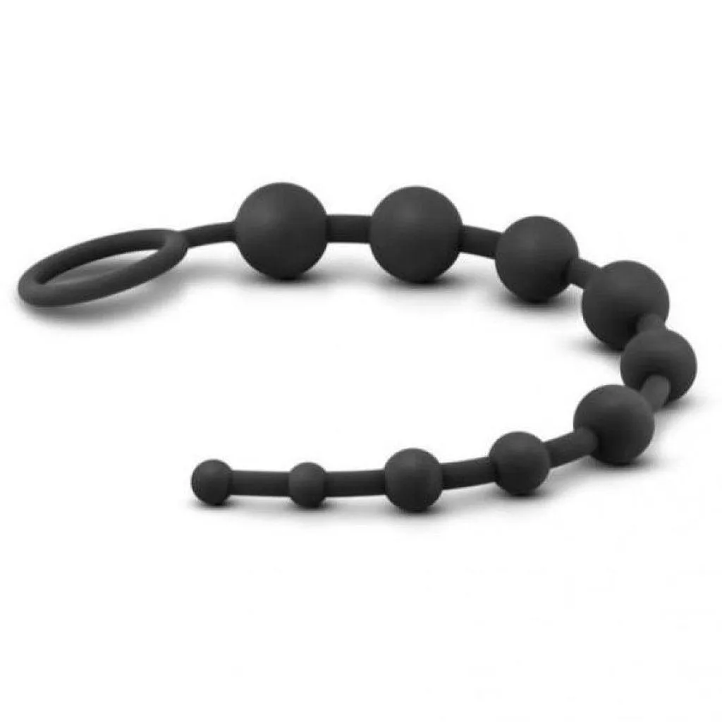 Anal Adventures Platinum Silicone 10 Anal Beads