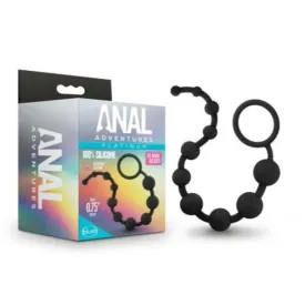 Anal Adventures Platinum Silicone 10 Anal Beads