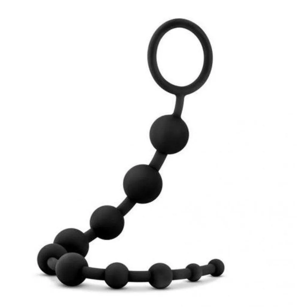 Anal Adventures Platinum Silicone 10 Anal Beads