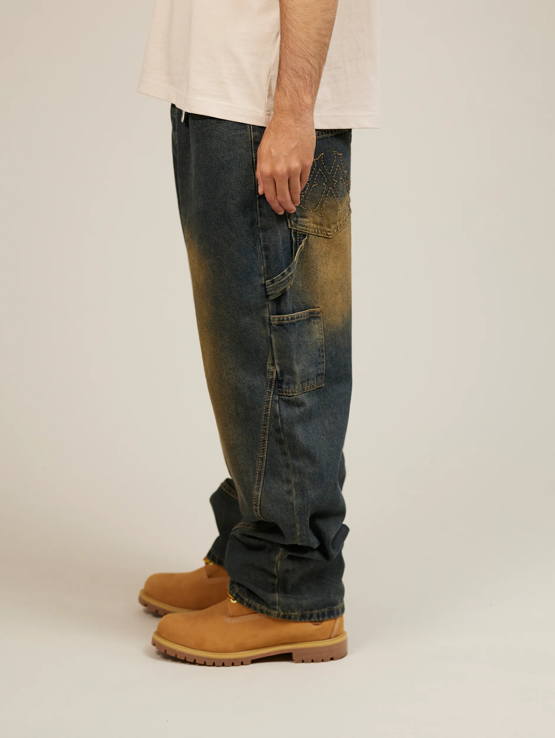 BLUE WASHED DENIM "V1"