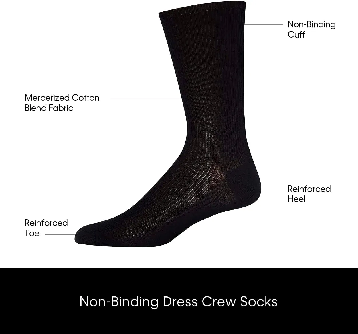 Calvin Klein Men's Crew Socks - 12 Pack Performance Cushioned Comfort Mid-Calf Socks - Athletic Socks for Men (Sizes: 7-12)