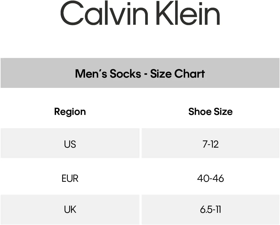 Calvin Klein Men's Dress Socks - 6 Pairs Classic Comfort Stay Up Cuff Mixed Pattern - Dress Socks for Men (7-12)