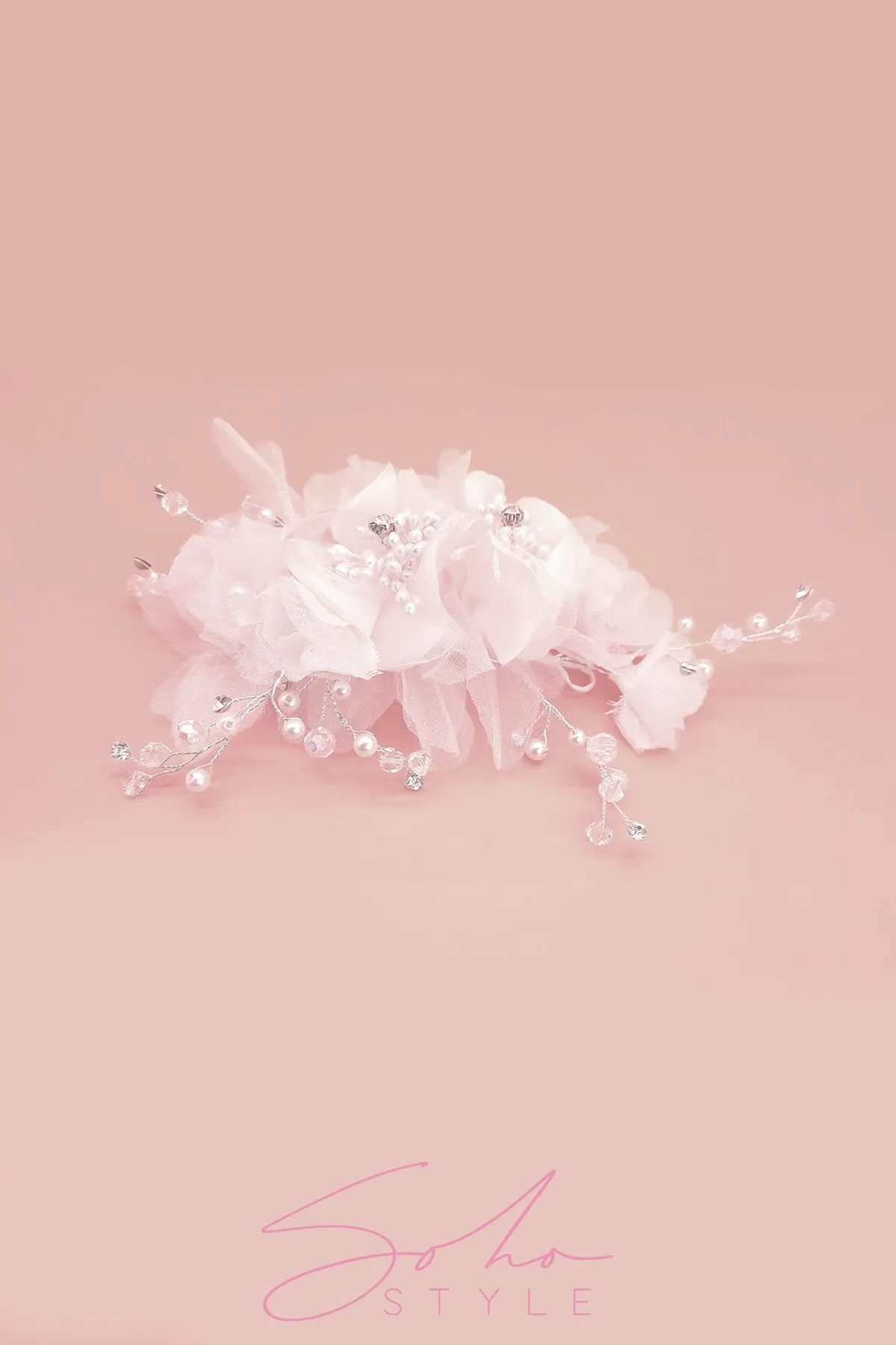 Chiffon Flower Hair Clip