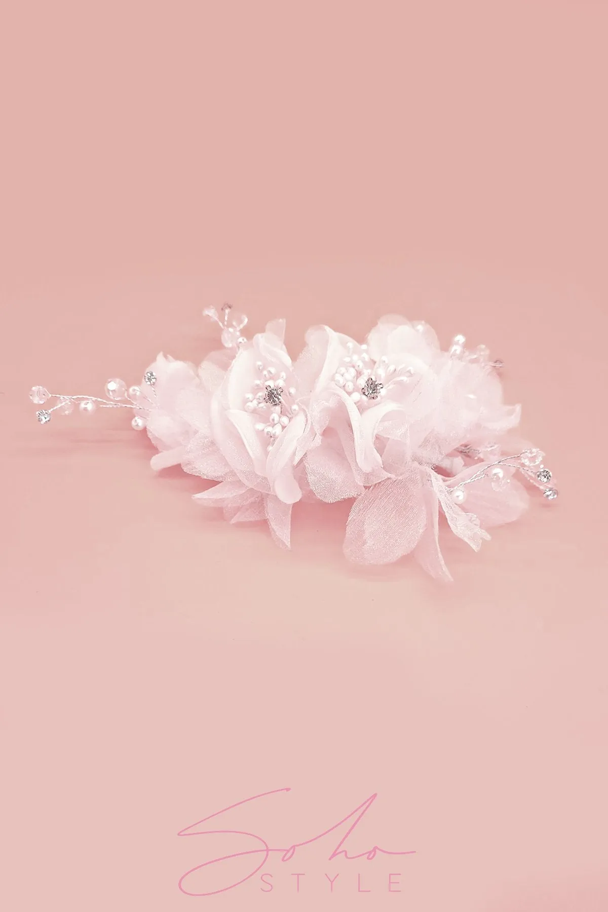 Chiffon Flower Hair Clip