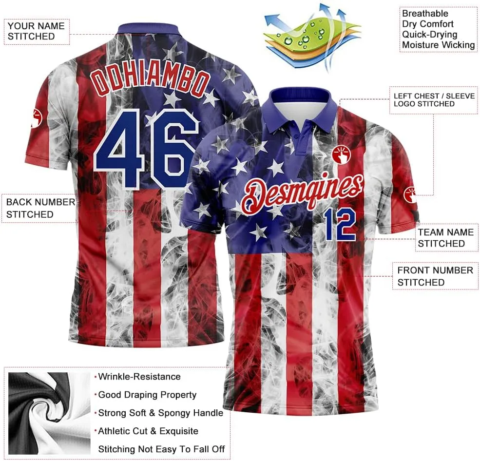 Custom Mens Golf Polo Shirt Personalized Tennis Shirts Two Button Boys Bowling Jersey Sports Pullover Shirts