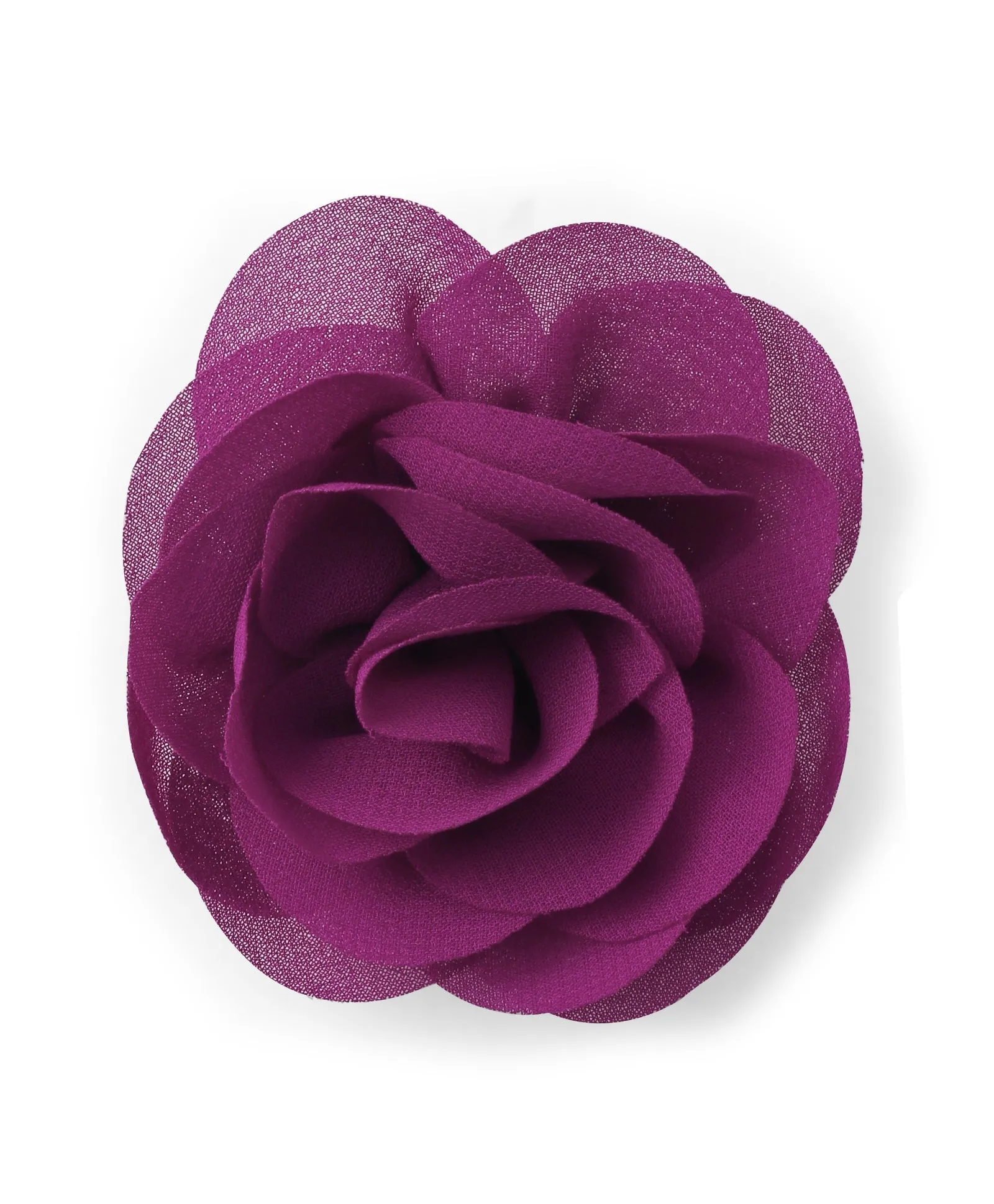 Delicate Rose Alligator Clip - Magenta