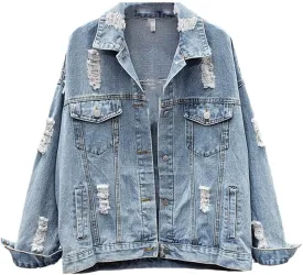 Denim Jacket Women Spring Autumn Boho Sequin Floral Appliqu Embroidered Jacket Long Sleeve Jacket