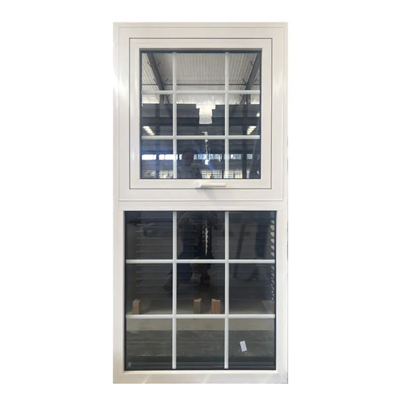 Doorwin 2021Boston hot sales rochetti system aluminum profile grills design fixed and awning windows