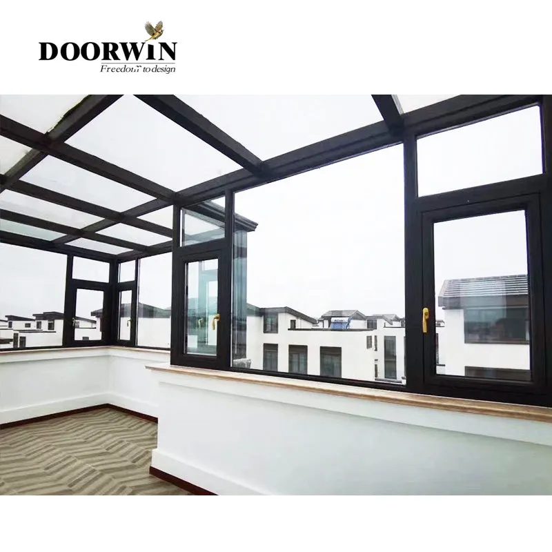 Doorwin 2021Environmentally friendly aluminium sun room very cheap aluminium profile
