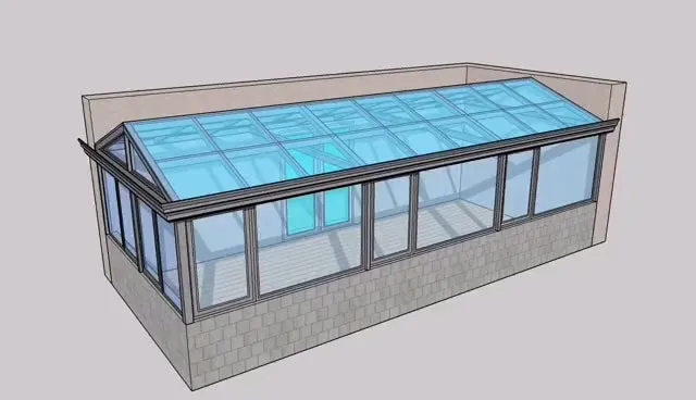 Doorwin 2021Environmentally friendly aluminium sun room very cheap aluminium profile