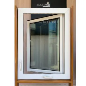 Doorwin Atlanta plastic window pane inserts painting pvc frames
