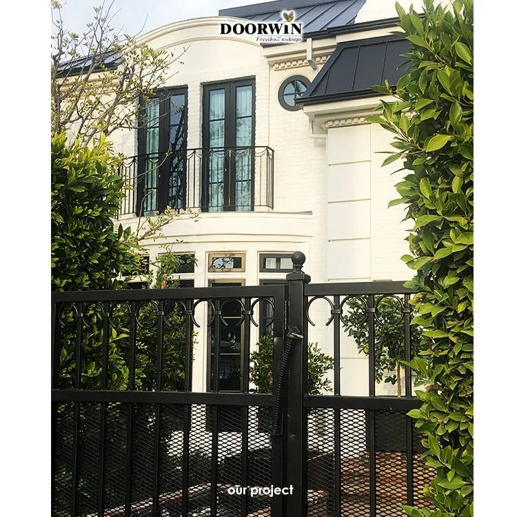 Doorwin China Big Factory Good Price spanish style windows single double glazed window schuco tilt and turn