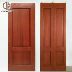 Doorwin Factory Discount Price Double Prehung Solid Wood Interior Door
