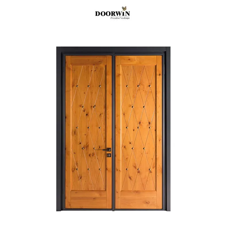 Doorwin fashion modern double front entry doors main entrance door lowes hardware