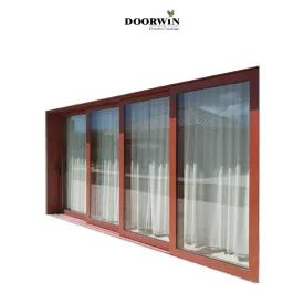 Doorwin Good Price 60 by 80 sliding patio door 6 panel and 4 panel sliding patio doors