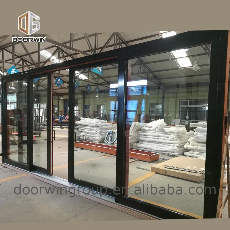 Doorwin Good Price 60 by 80 sliding patio door 6 panel and 4 panel sliding patio doors