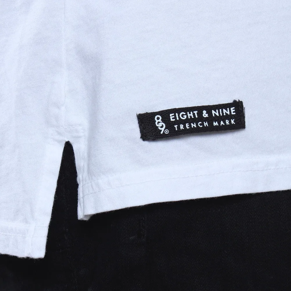 Feelgood Elongated T Shirt White
