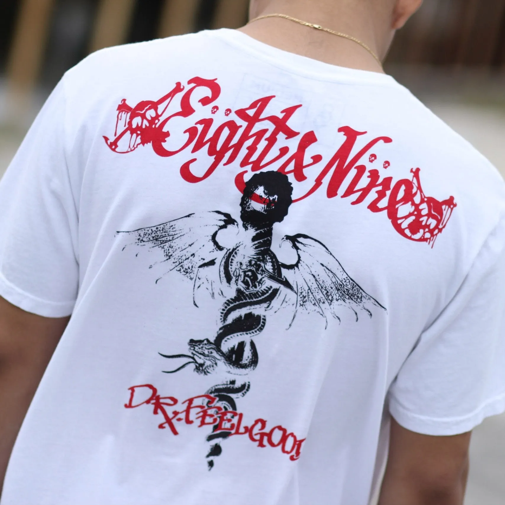 Feelgood Elongated T Shirt White