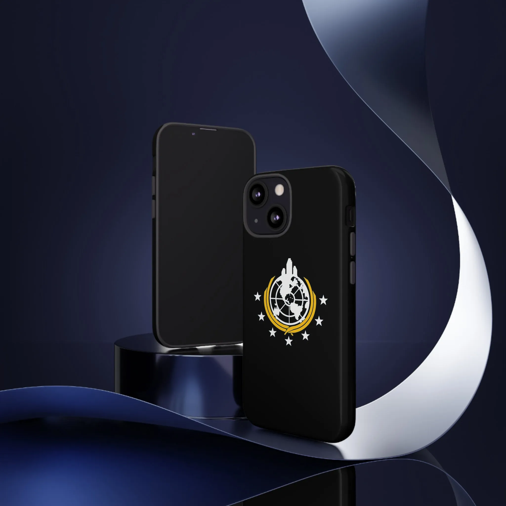 Helldivers 2 Superearth Flag Black Edition Tough Phone Cases Helldiver Gift For Him Her Gamer Game Gifts Birthday Mobile Case Cool Cute Funny Christmas Valentine's