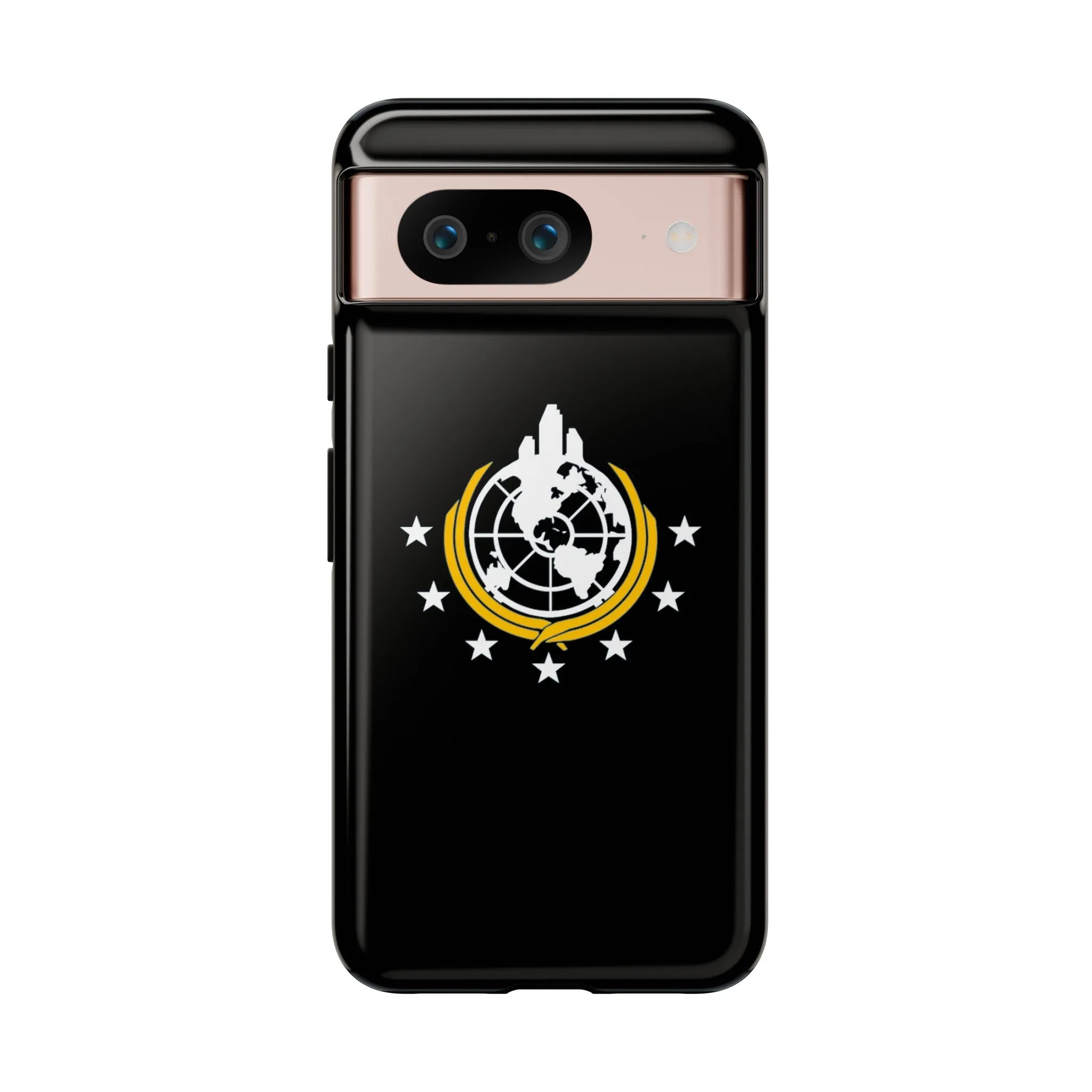 Helldivers 2 Superearth Flag Black Edition Tough Phone Cases Helldiver Gift For Him Her Gamer Game Gifts Birthday Mobile Case Cool Cute Funny Christmas Valentine's