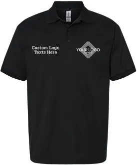 INK STITCH 8800 Custom Embroidery Personalized Logo Texts Dry Blend Jersey Polo Shirts