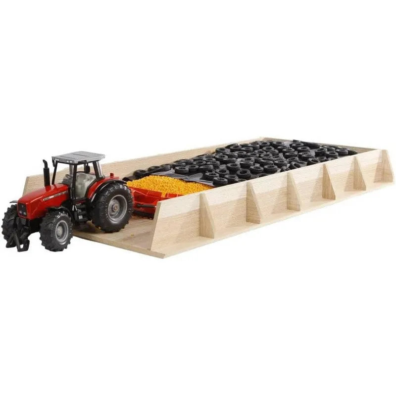 Kids Globe Farming Silo Trench Silage Pit 1:32 Scale