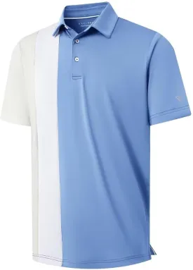 M MAELREG Mens Golf Polo Shirts Short Sleeve Dry Fit Casual Performance Moisture Wicking Color Block Polo Shirts for Men
