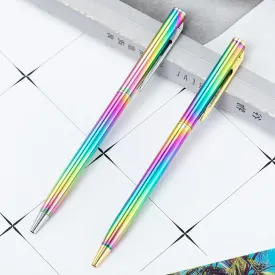 Macaron Metal Premium Ball Point Pen - Silver