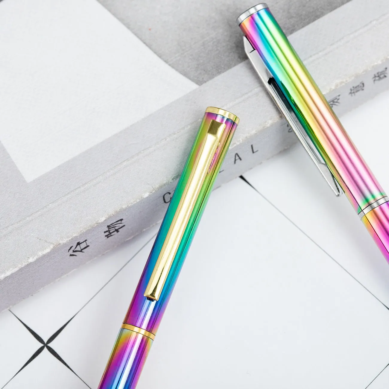 Macaron Metal Premium Ball Point Pen - Silver