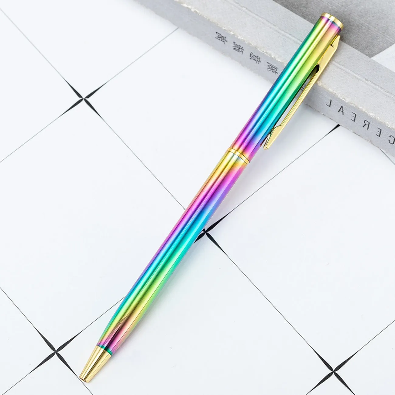 Macaron Metal Premium Ball Point Pen - Silver