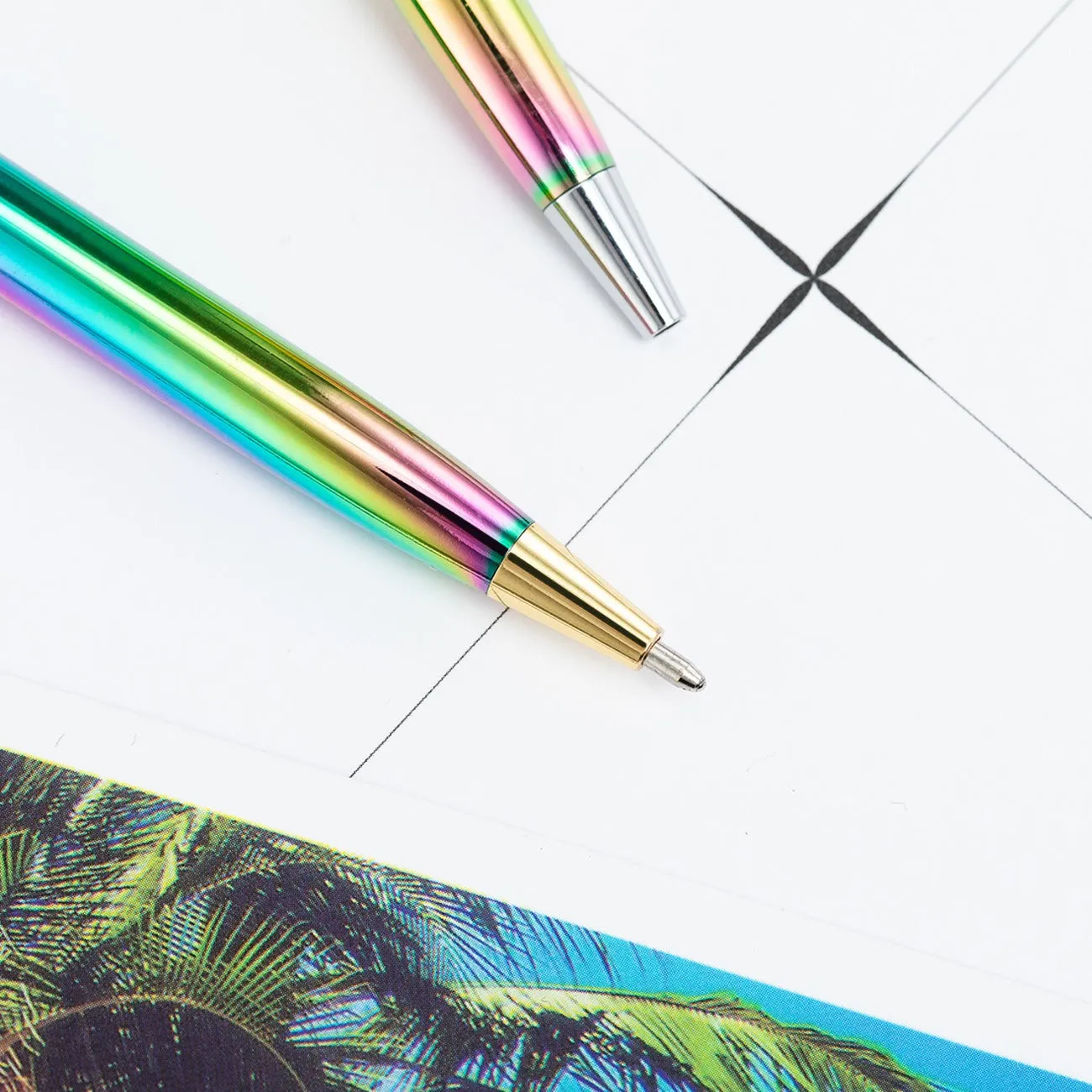 Macaron Metal Premium Ball Point Pen - Silver