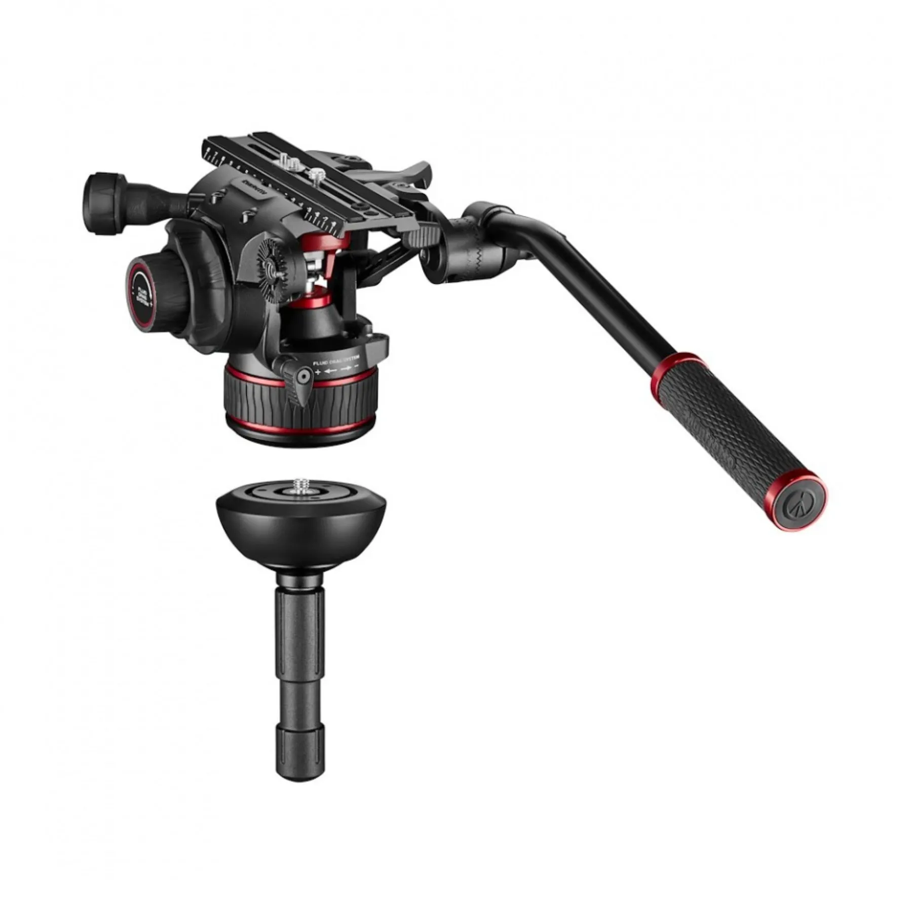 Manfrotto Nitrotech 612 video head, CF Tall Single Legs Tripod