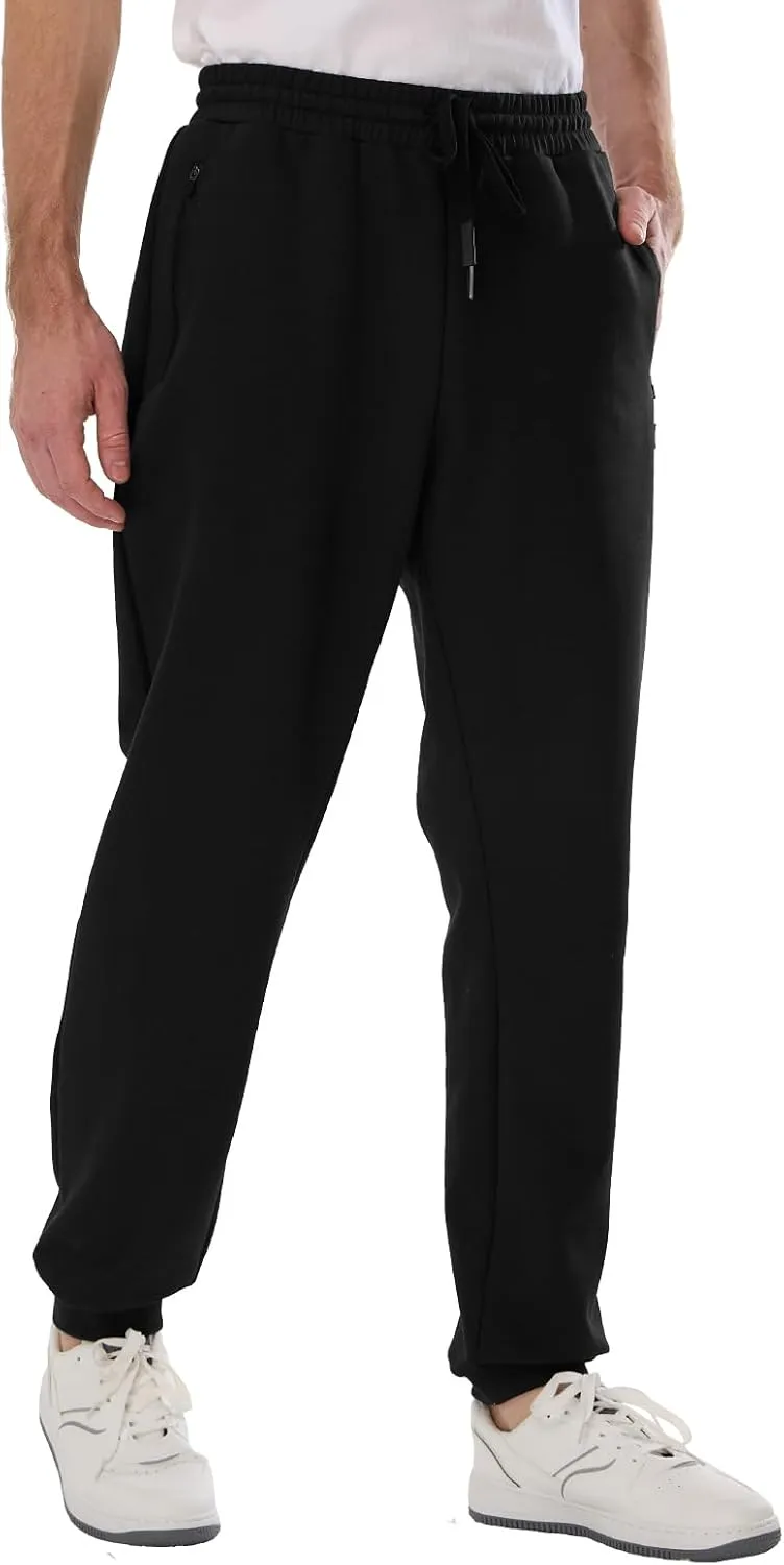 Mens 34"/36" Inseam Sweatpants Workout Jogger Pants for Tall Men