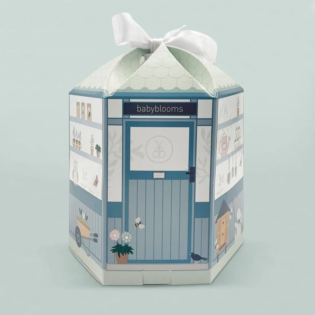 Muslin Swaddles Baby Gift Set, Blue