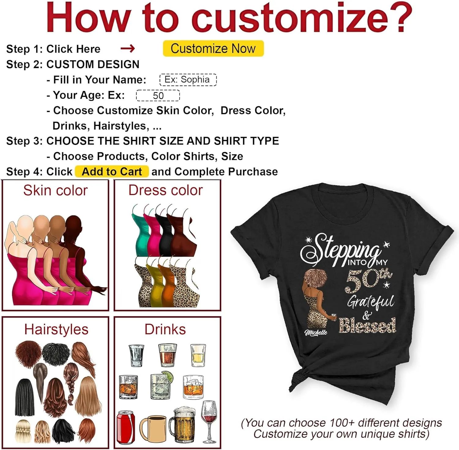 Personalized Birthday Shirts for Woman, Birthday Gifts for Her, Custom Photo Birthday Shirt, Its My Birthday Shirt Women