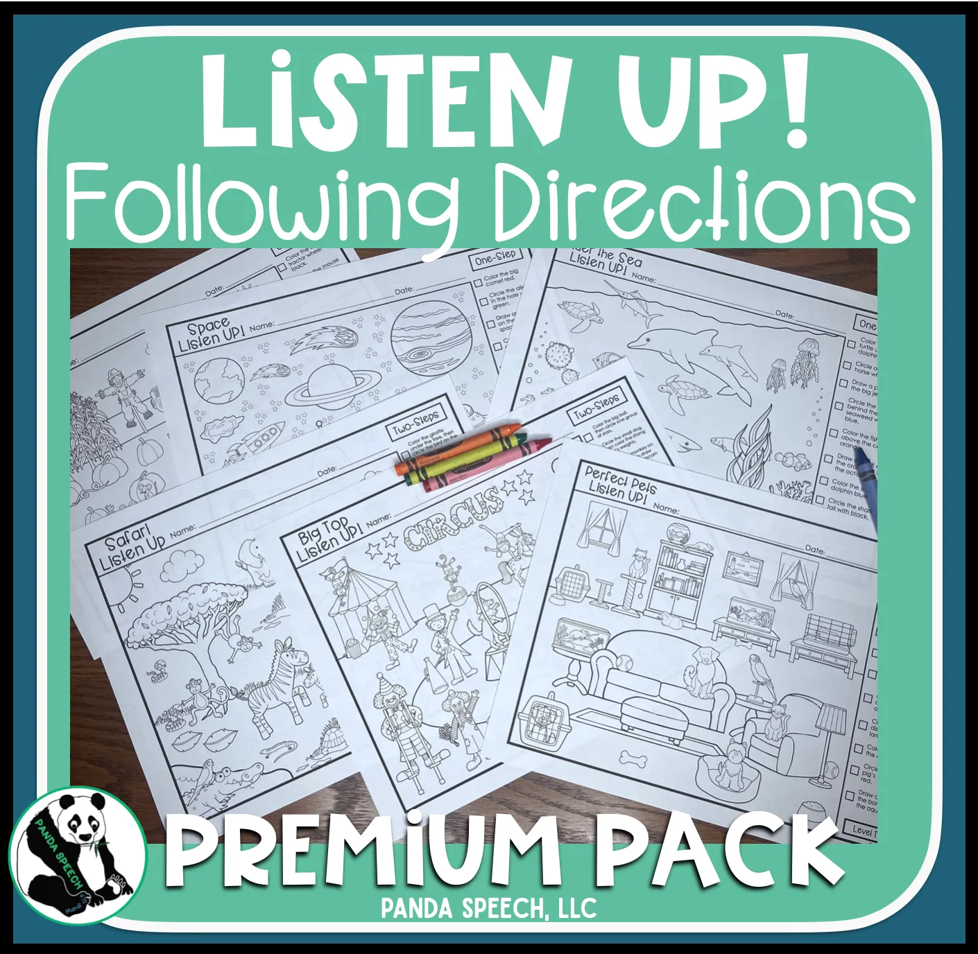 Premium Listen Up Following Directions Worksheets #1 LIMITED TIME OFFER