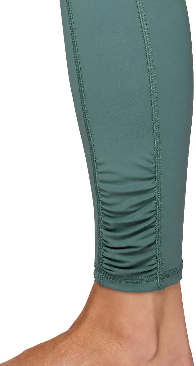 RBX Women's Full Length Fashion Workout Legging with Ruched Side, High Waisted Squat Proof Yoga Leggings with Pockets