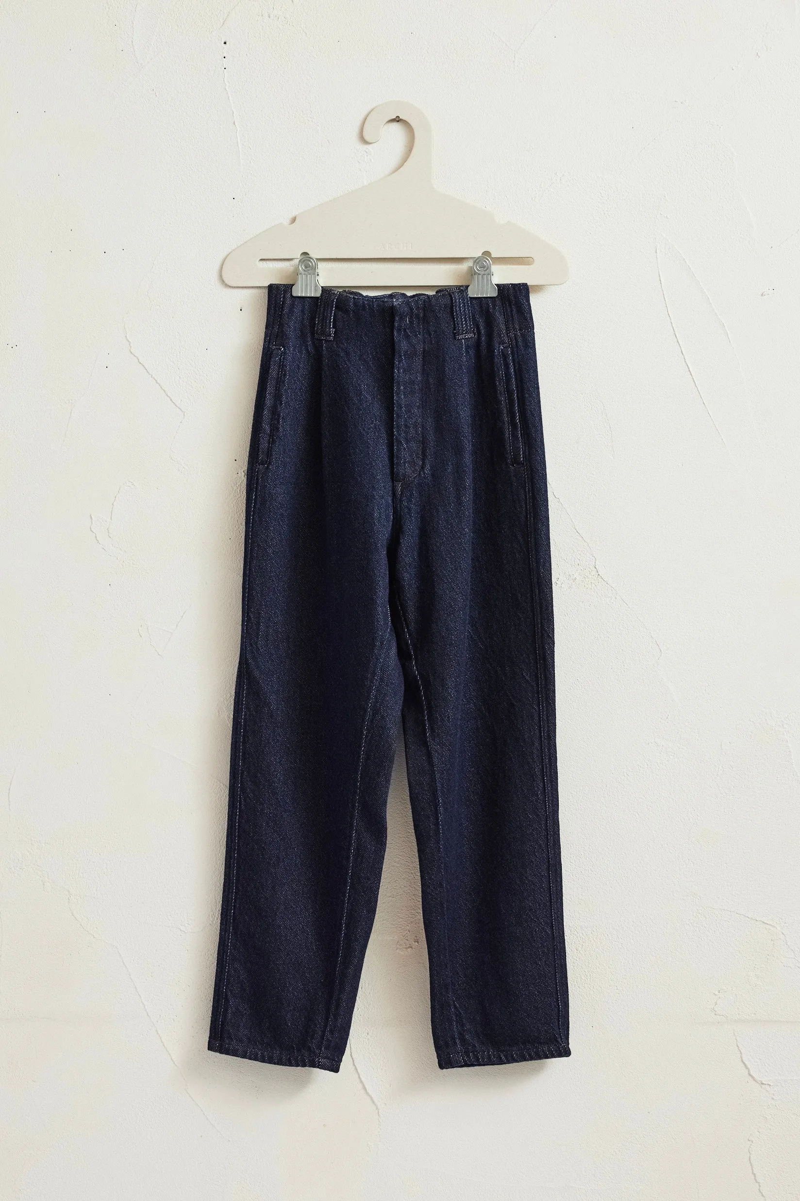 Tapered Denim Pants
