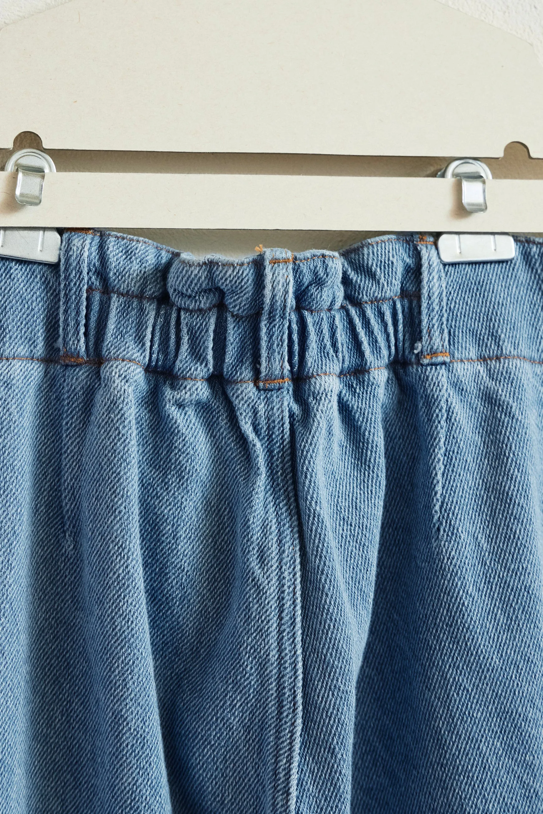 Tapered Denim Pants