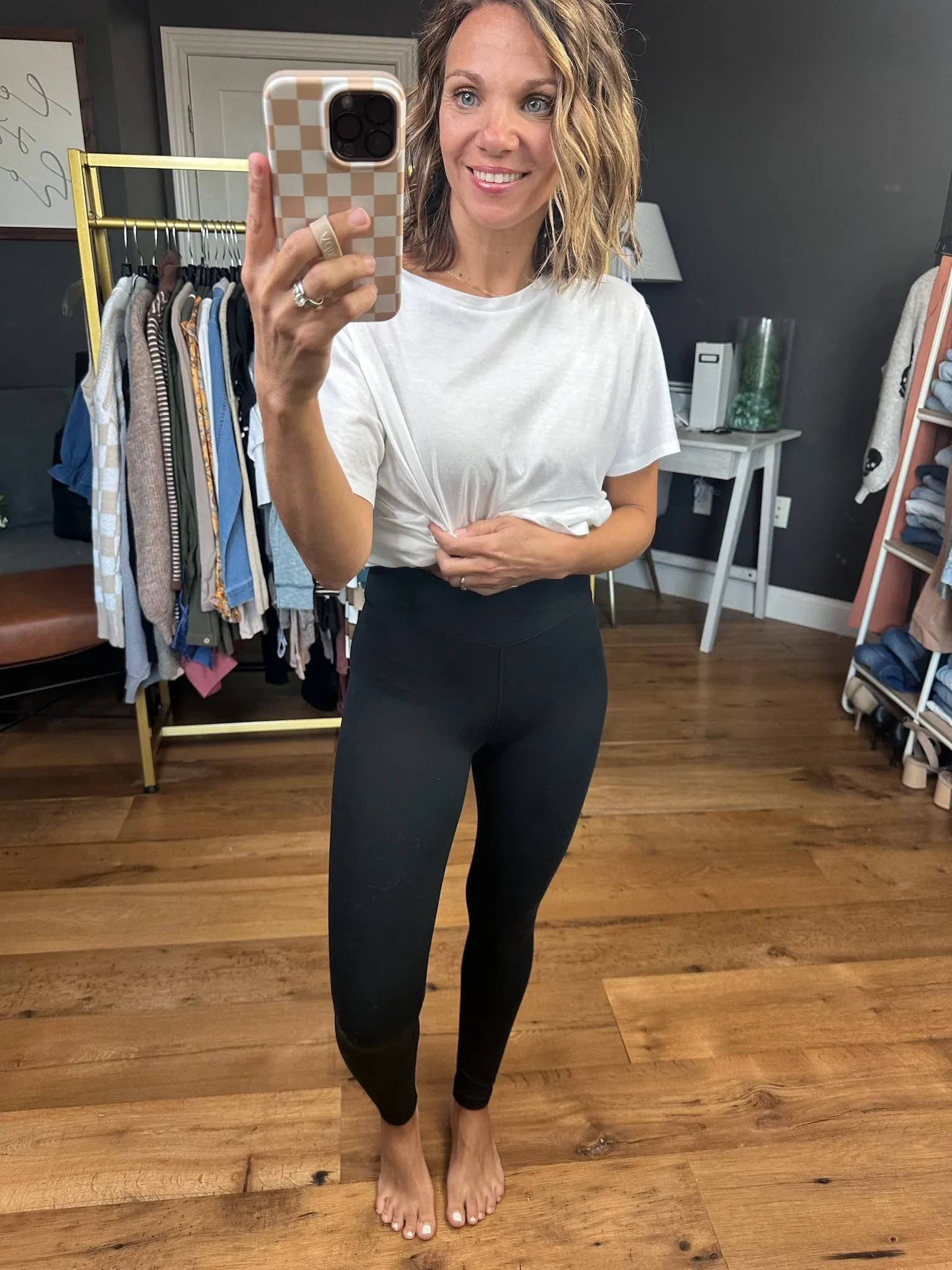 The Della Crossover Legging - Black