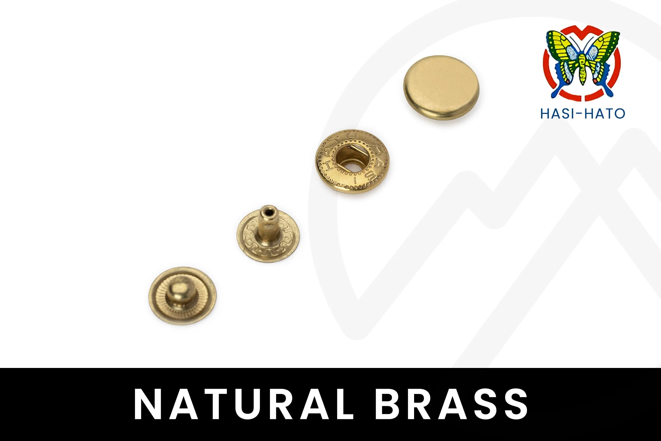 THK / Hasi-Hato - Segma Snaps (Solid Brass)