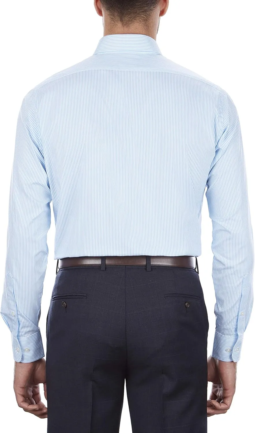 Van Heusen Men's Regular Fit Pinpoint Stripe Dress Shirt - Amazon Exclusive