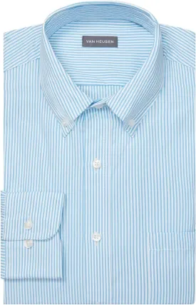 Van Heusen Men's Regular Fit Pinpoint Stripe Dress Shirt - Amazon Exclusive