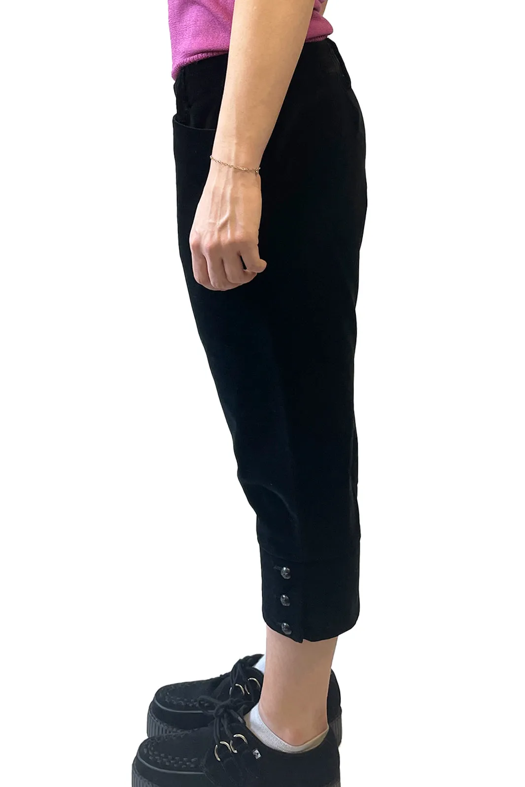 Vintage Anna Sui Fall 1994 Velvet Capris