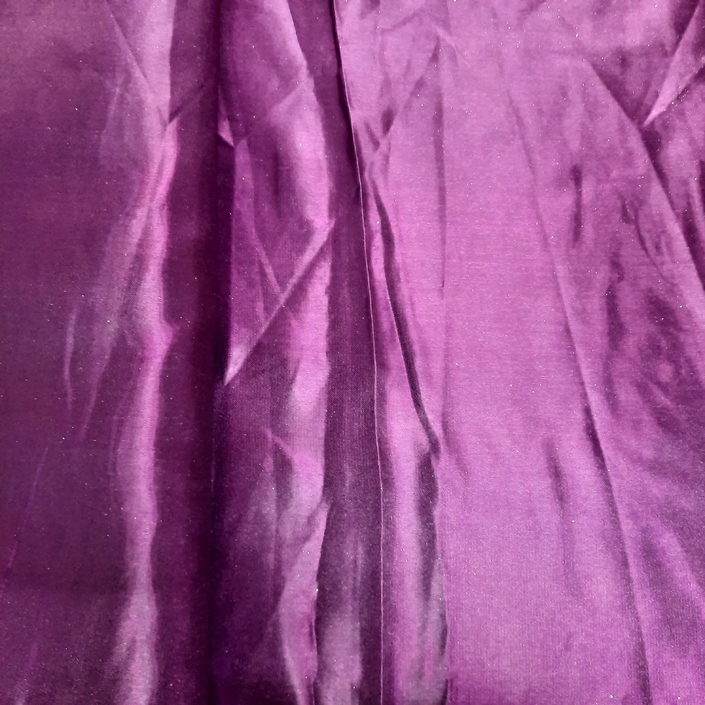 Wine Solid Armani Satin Fabric