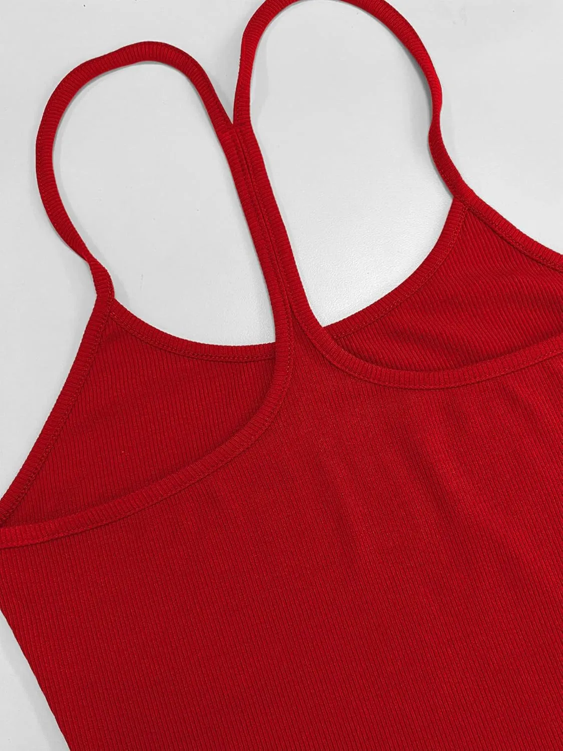 Women Workout Tops Racerback Tank Tops Basic Cute Summer 2025 Camisole Crew Neck Going Out Slim Fit Shirts