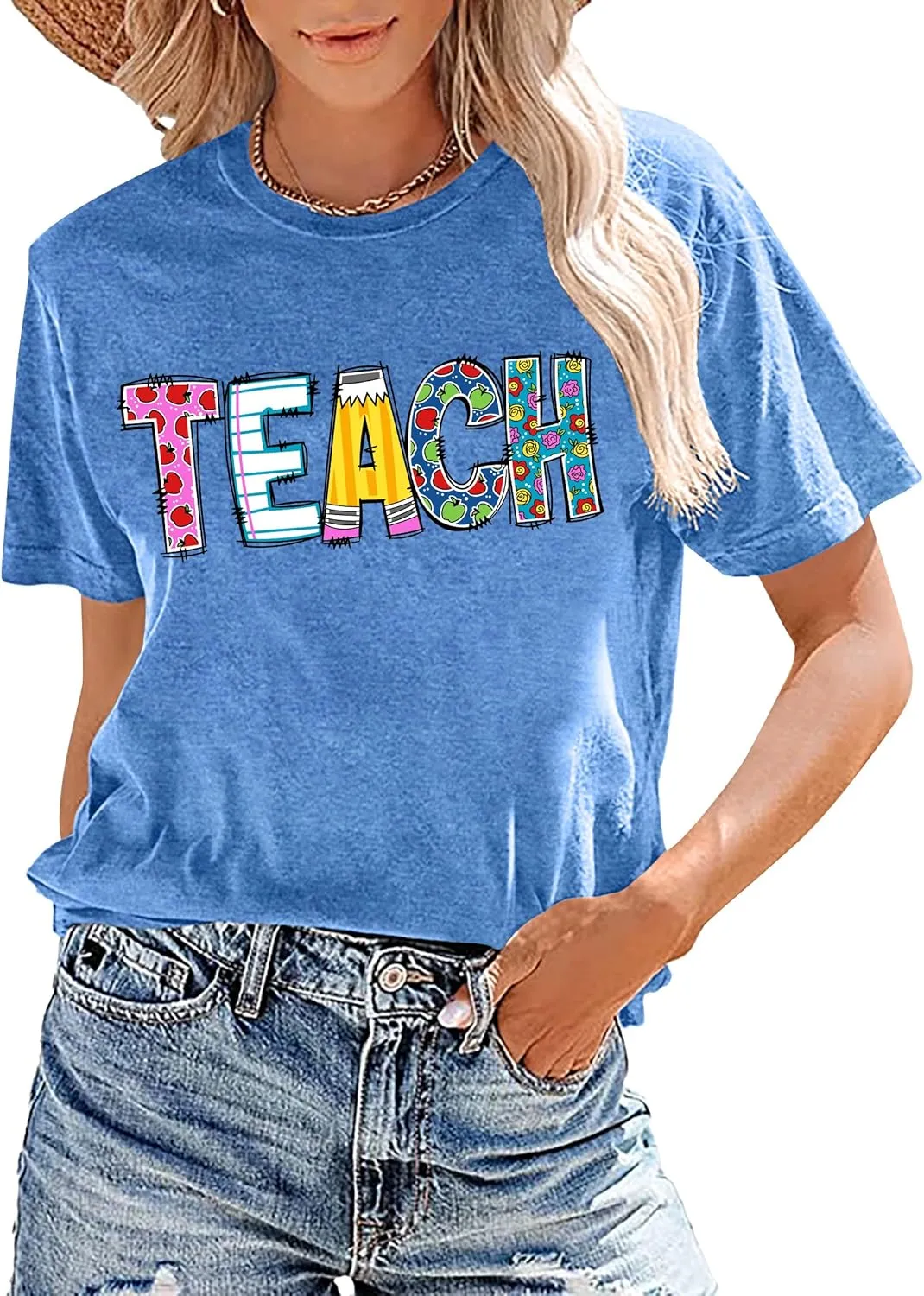 Women's Funny Teacher T-Shirts: Cute Teach Life Tees & Gifts